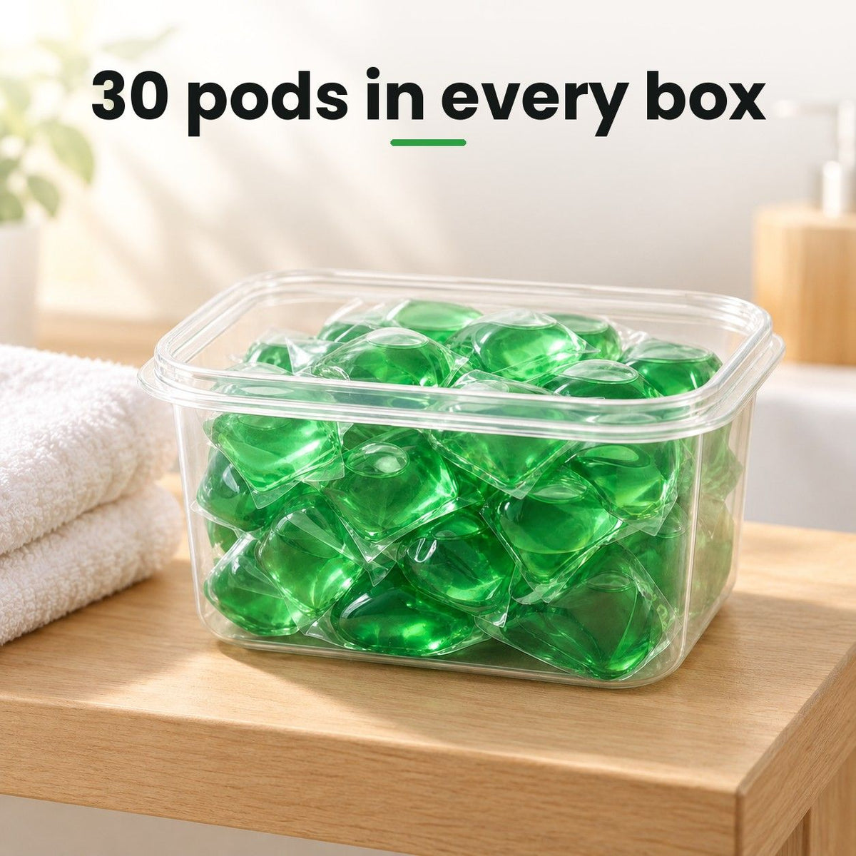 Tub of 30 drain pods (EN)