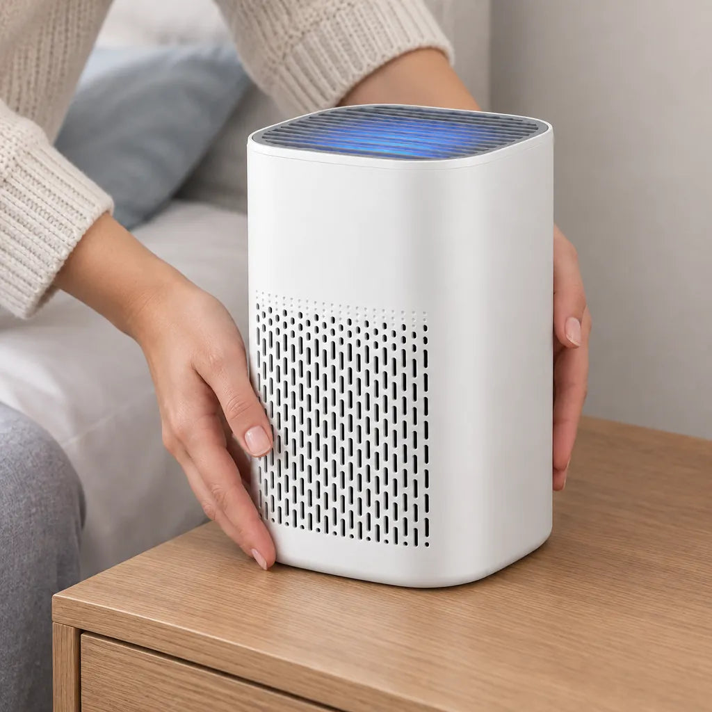 HEPA Air Purifier for Home, USB-C Desktop Size