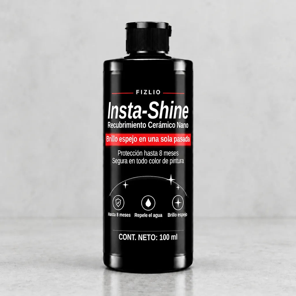 Lo que recibes: un frasco de Insta-Shine de 100 ml