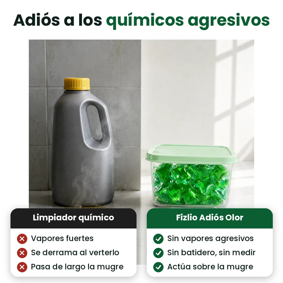 Fizlio Adiós Olor – 30 cápsulas para desagüe