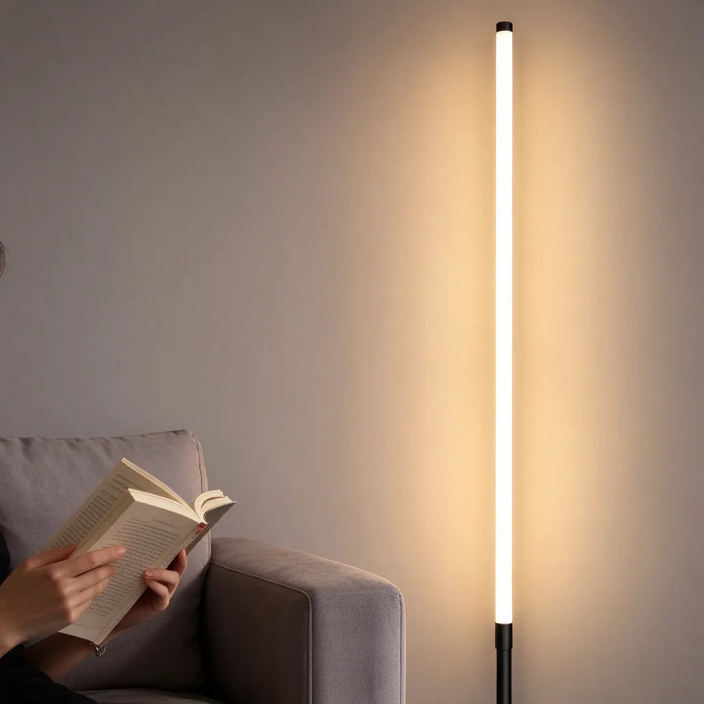 Slim LED Tube Floor Lamp