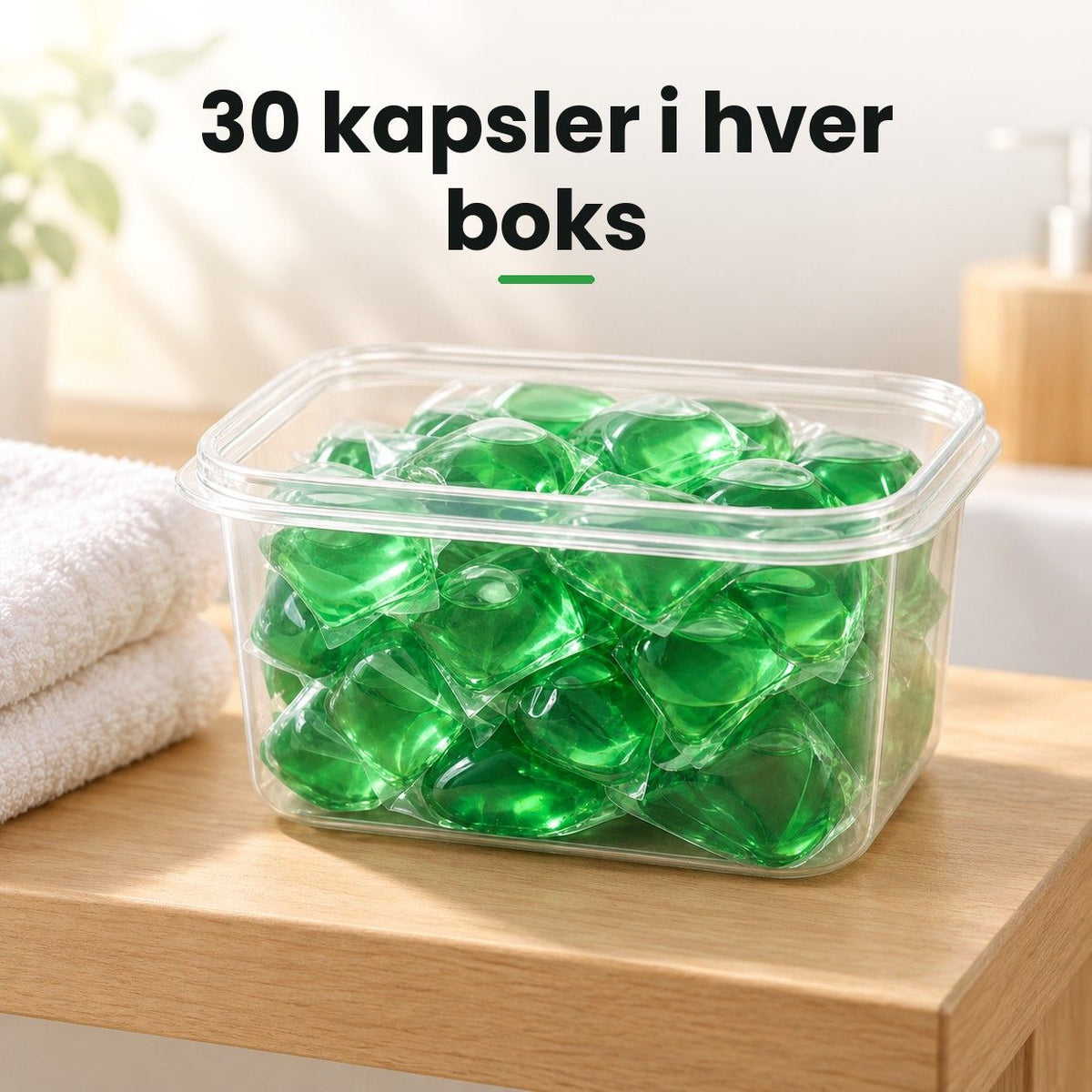 Tub of 30 drain pods (NO)