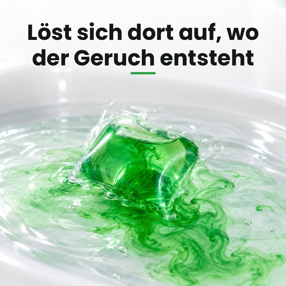 Drain pod dissolving in water (DE)