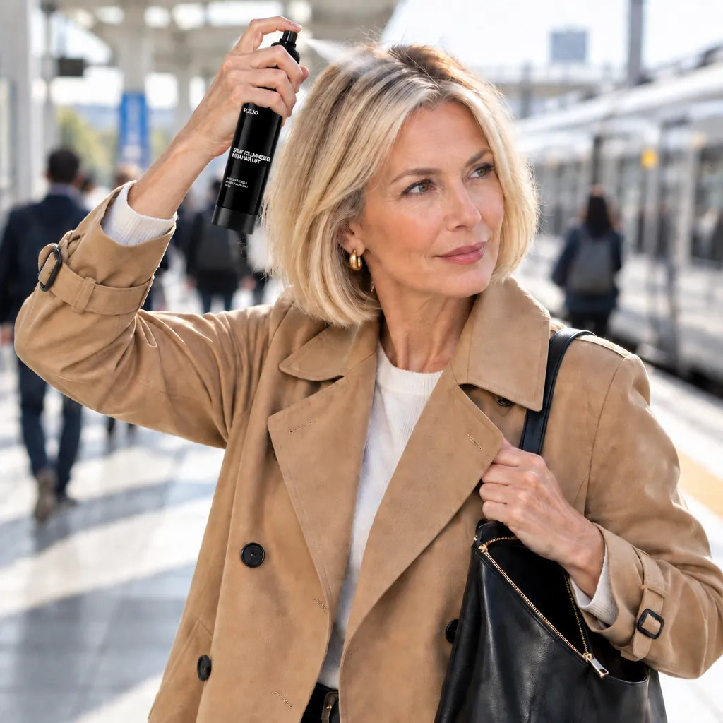 Spray Voluminizador Insta Hair Lift para retoques en el camino