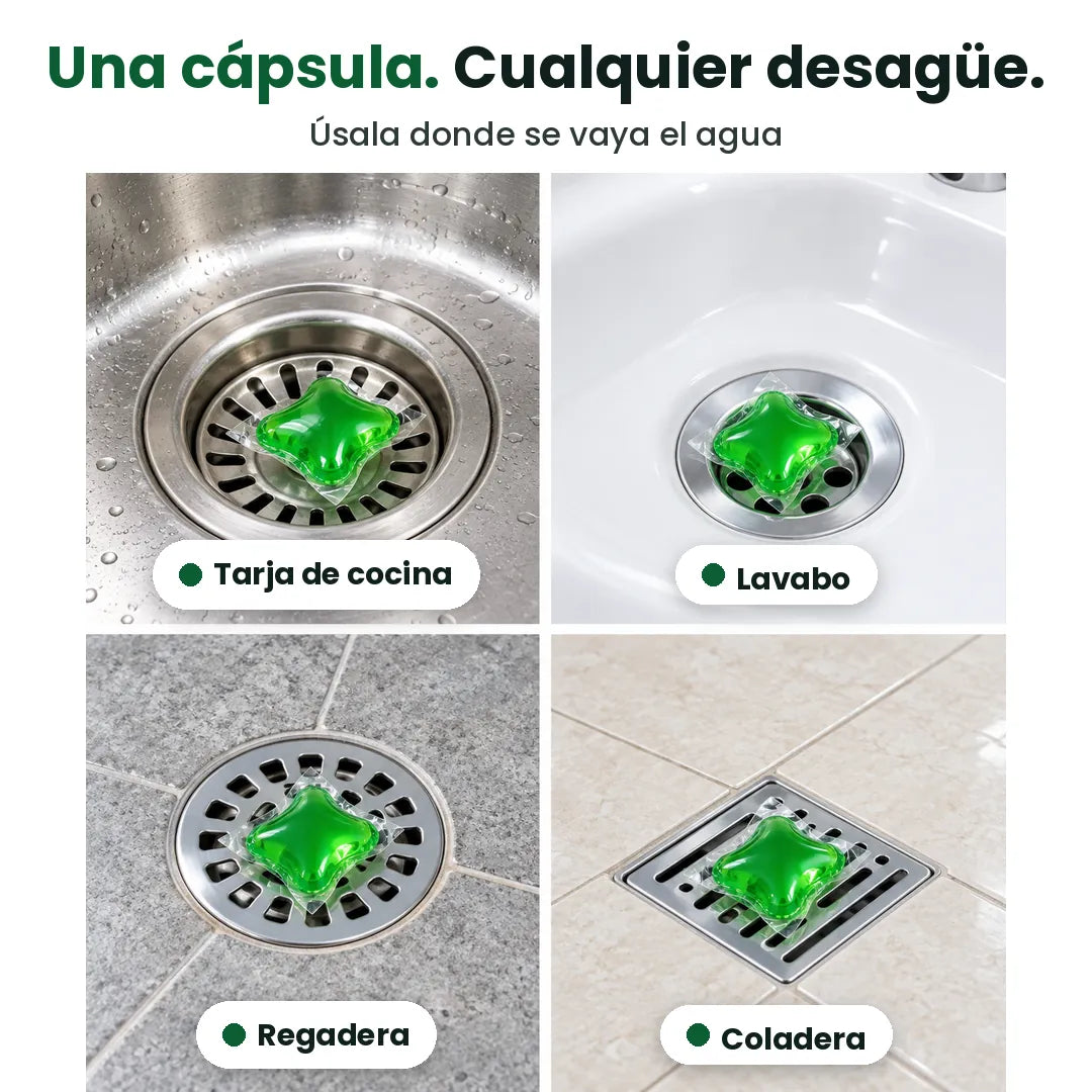 Fizlio Adiós Olor – 30 cápsulas para desagüe